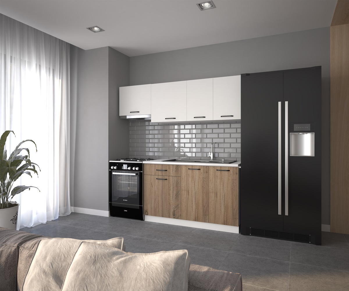 1__YAĞMUR MUTFAK 200 CM ASP