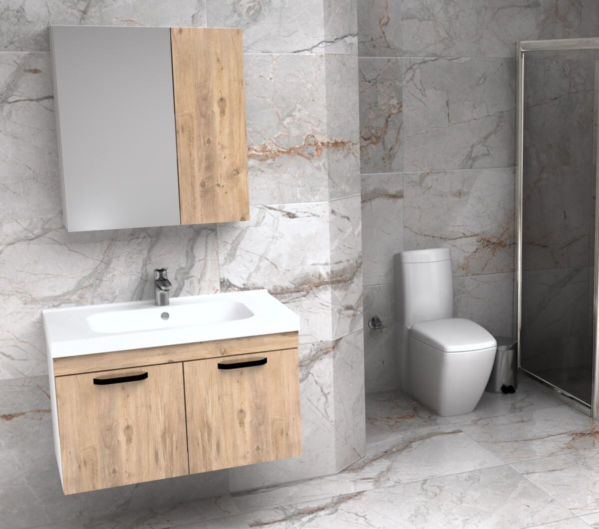 80'LİK BANYO DOLABI
